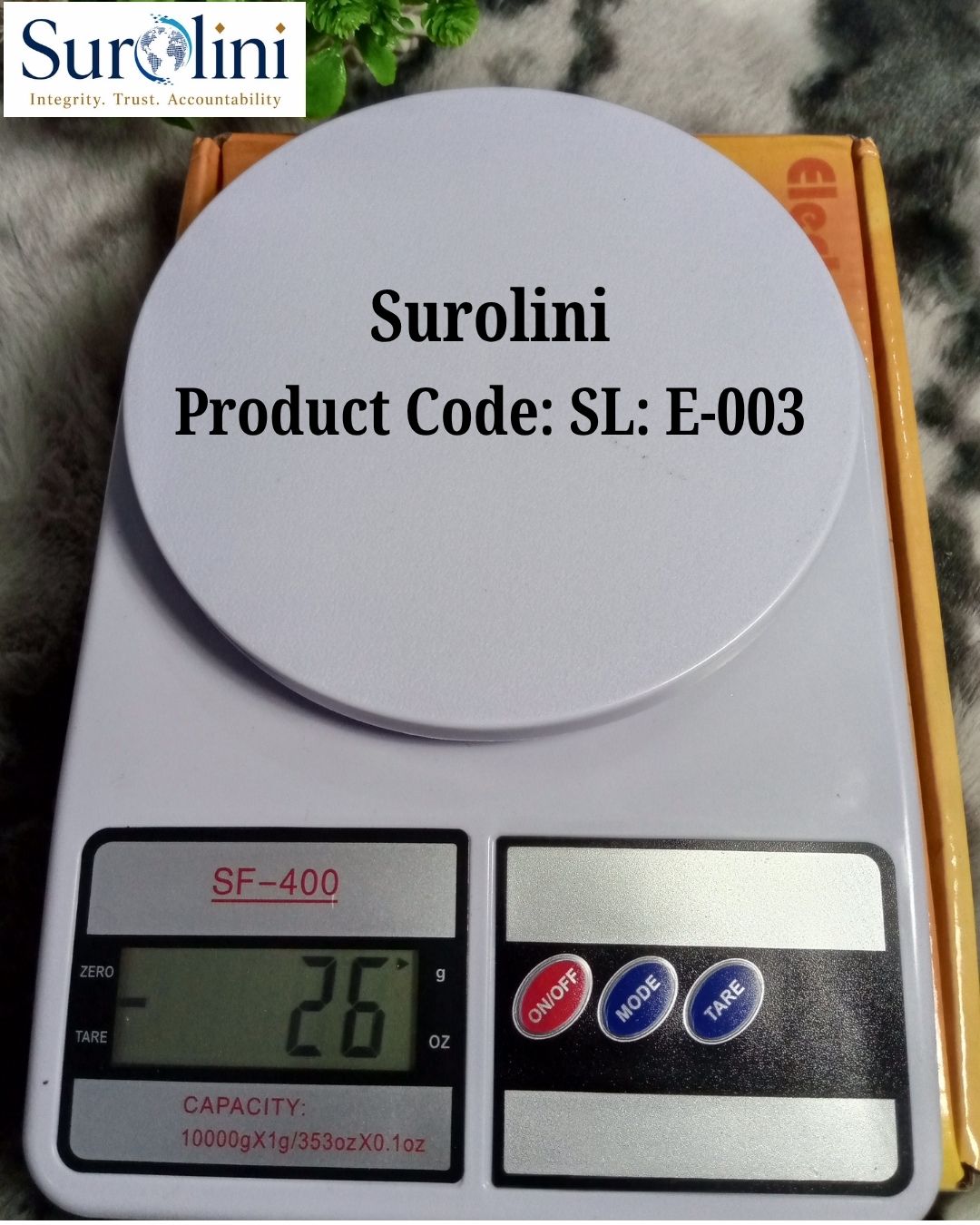 Digital Kitchen Scale – High Precision Weight Measuring Tool (10 KG)