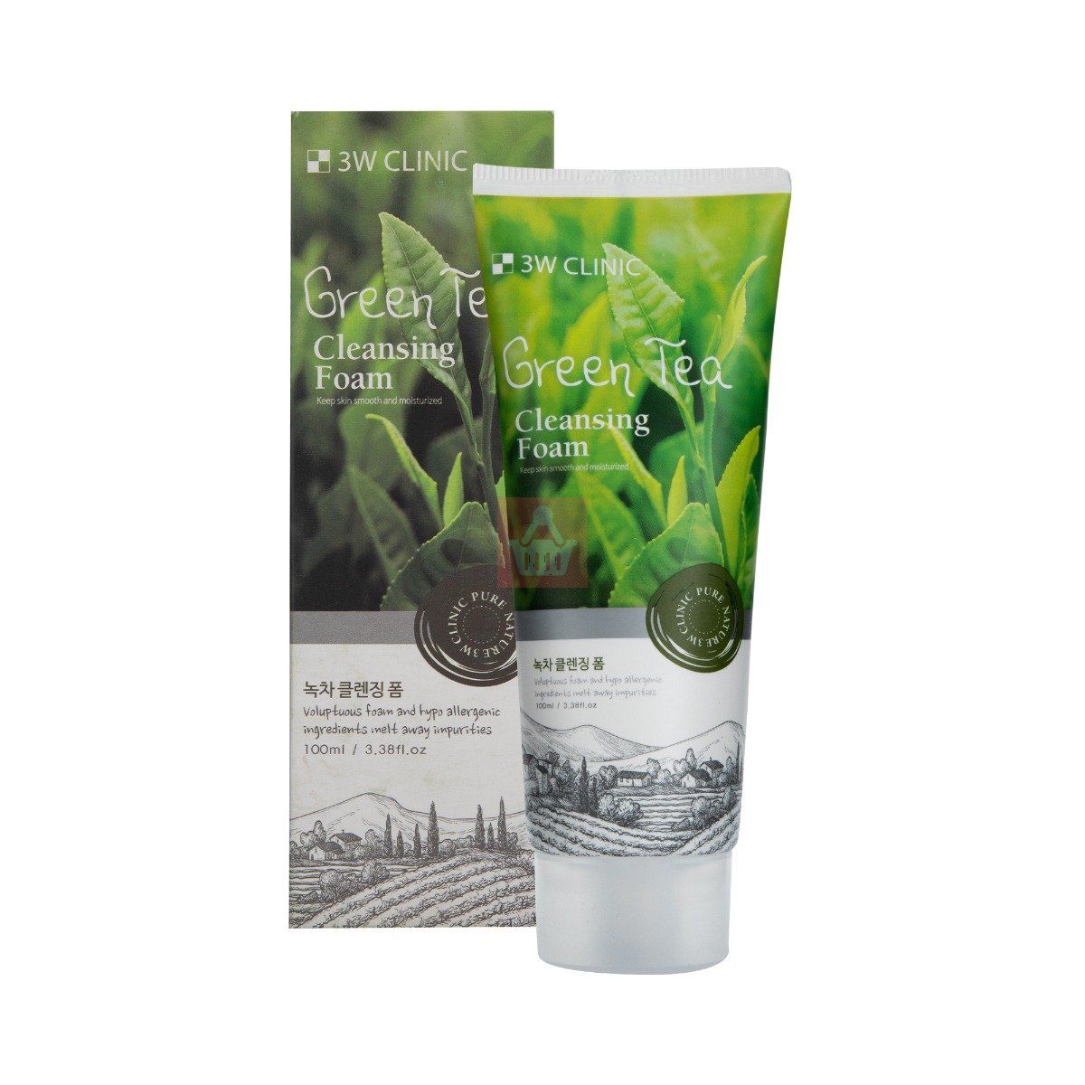 3W Clinic Green Tea Foam Cleansing