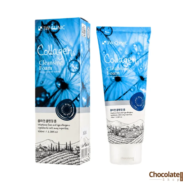 3W Clinic Collagen Cleansing Foam 100ml